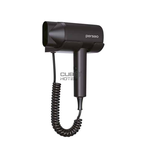Secador Cabelo Preto de Parede 1600W ZEUS